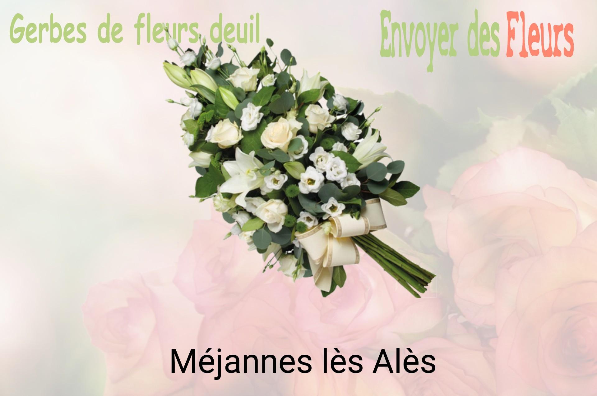 Gerbe de fleurs de deuil livrée à Méjannes-lès-Alès